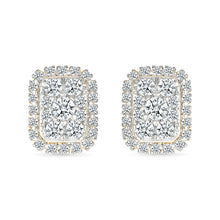 Gleaming Quad Stud Earrings