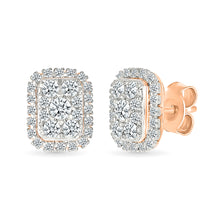 Gleaming Quad Stud Earrings