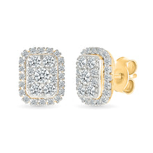 Gleaming Quad Stud Earrings