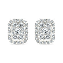 Gleaming Quad Stud Earrings
