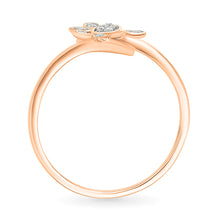 Gilded Sunburst Diamond Ring