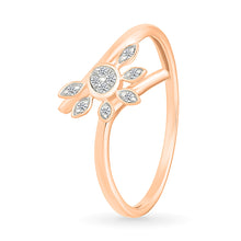 Gilded Sunburst Diamond Ring