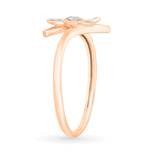 Gilded Sunburst Diamond Ring