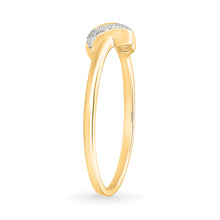Intertwined Elegance Gold & Diamond Ring