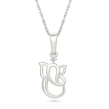 Divine Ganesha Gold & Diamond Pendant