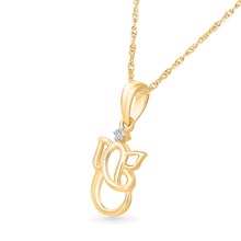 Divine Ganesha Gold & Diamond Pendant