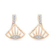 Celestial Spark Gold & Diamond Studs Earrings