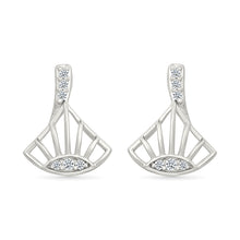 Celestial Spark Gold & Diamond Studs Earrings