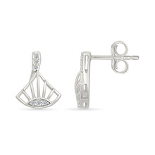 Celestial Spark Gold & Diamond Studs Earrings
