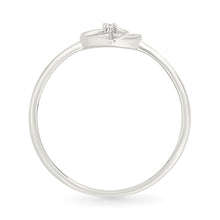 Dainty Heart Spark Gold & Diamond Ring