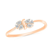 Glorious Flower Gold & Diamond Ring