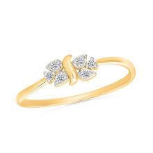 Glorious Flower Gold & Diamond Ring
