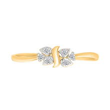 Glorious Flower Gold & Diamond Ring