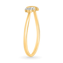 Glorious Flower Gold & Diamond Ring