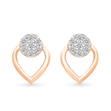 Heart & Halo Diamond Earrings
