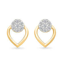 Heart & Halo Diamond Earrings