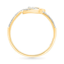 Dainty Teardrop Floral Ring