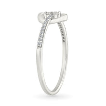 Dainty Teardrop Floral Ring