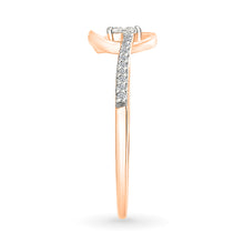 Dainty Teardrop Floral Ring