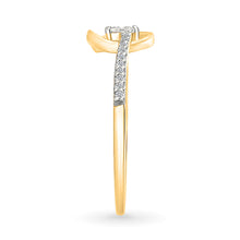 Dainty Teardrop Floral Ring