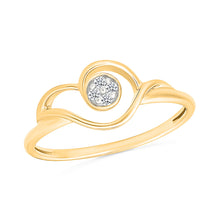 Ethereal Swirl Diamond Ring