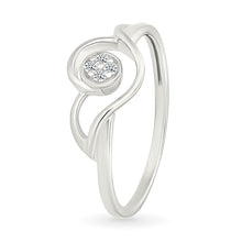 Ethereal Swirl Diamond Ring