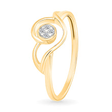 Ethereal Swirl Diamond Ring