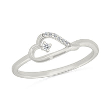 Heart Enticing Gold & Diamond Ring
