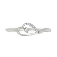 Heart Enticing Gold & Diamond Ring