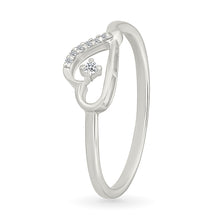 Heart Enticing Gold & Diamond Ring