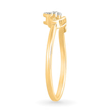 Heart Enticing Gold & Diamond Ring