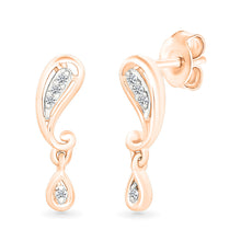 Glorious Sway Gold & Diamond Earrings