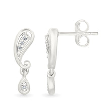 Glorious Sway Gold & Diamond Earrings