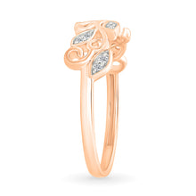Intricate Floral Gold & Diamond Ring