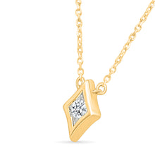 Equivalent glint Gold & Diamond Pendant