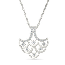 Petal Burst Diamond Pendant