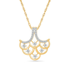 Petal Burst Diamond Pendant