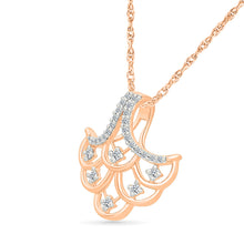 Petal Burst Diamond Pendant