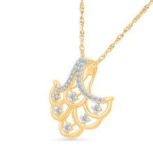 Petal Burst Diamond Pendant