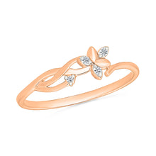 Twig Petals Gold & Diamond Ring