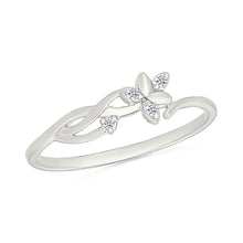 Twig Petals Gold & Diamond Ring