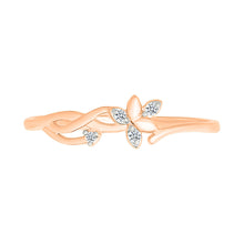 Twig Petals Gold & Diamond Ring