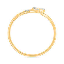 Twig Petals Gold & Diamond Ring