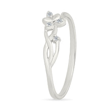 Twig Petals Gold & Diamond Ring