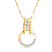 Interlocking Harmony Gold & Diamond Pendant