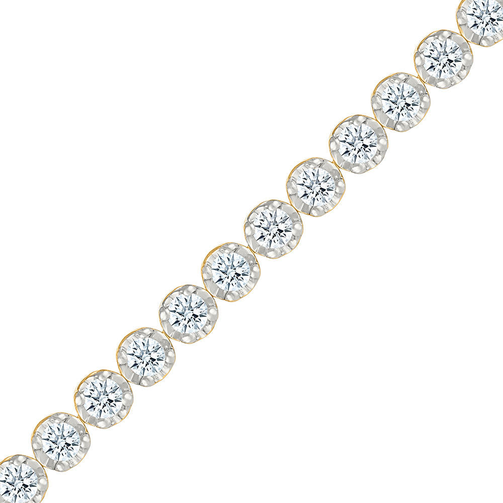 Gold Classic Diamond Studded Bracelet