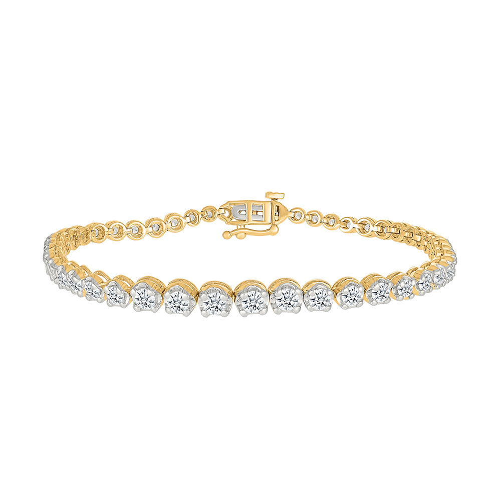 Gold Classic Diamond Studded Bracelet