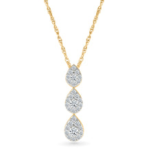 Triple Teardrop Radiance Pendant