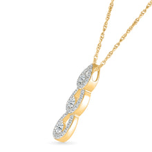 Peacock Feather Diamond Pendant