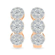 Trendy Twill Diamond Earrings